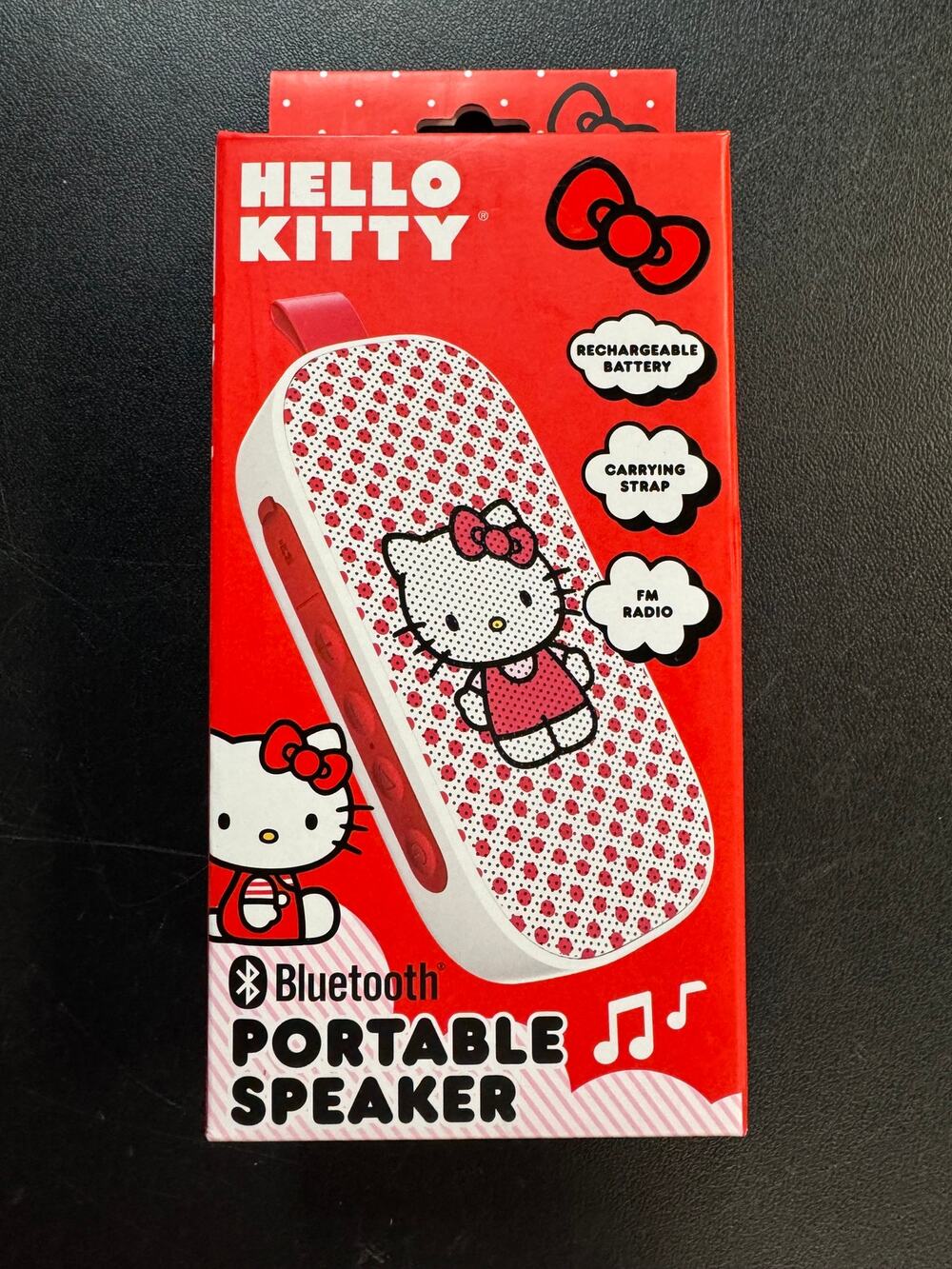 New Hello Kitty Red Bluetooth Portable Speaker
